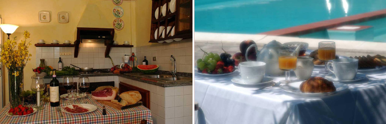 Bosco Lazzeroni apartmanok Toszkánában.